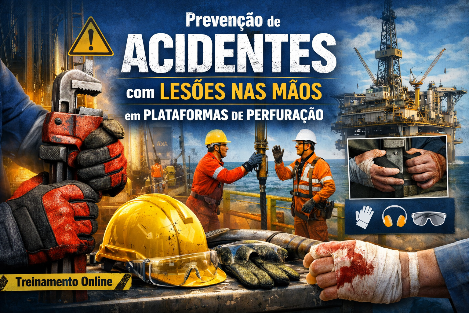 Prevenção de Acidentes com Lesões nas Mãos em Plataformas de Perfuração